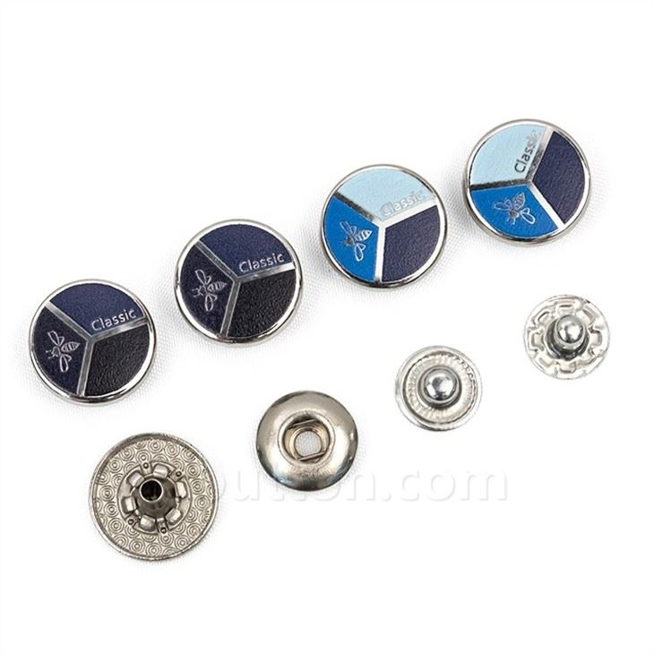 Colored Metal Snaps