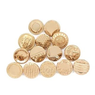 ปุ่มแจ็คเก็ตเดนิมโลหะ