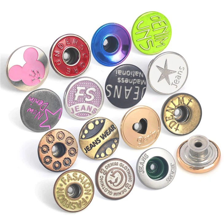 Rivet Jeans Button