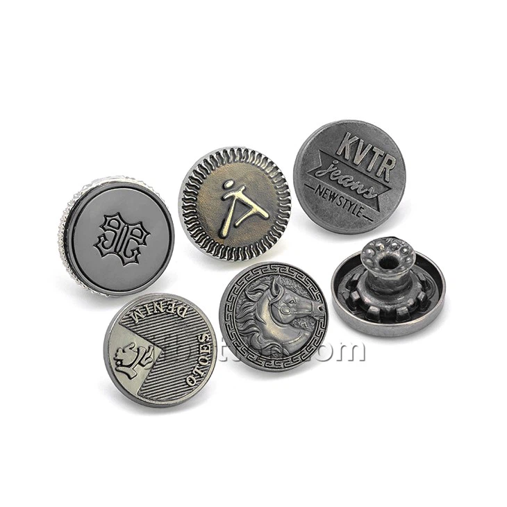 Metal Button Jeans high quality