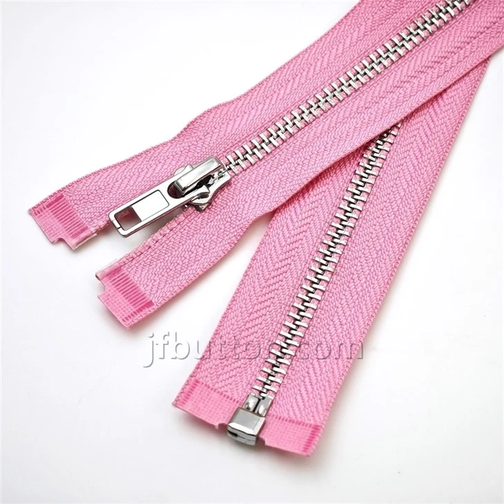 Pink Metal Zipper