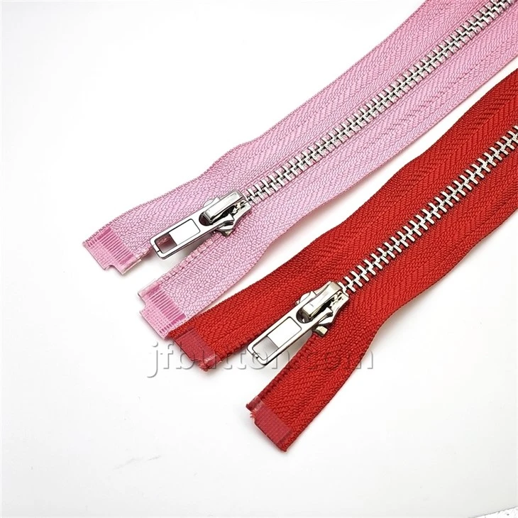 Pink Metal Zipper