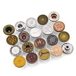 ปุ่มกางเกงยีนส์ทองเหลือง