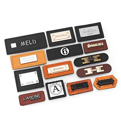 แพทช์หนังเดนิมพร้อมโลโก้