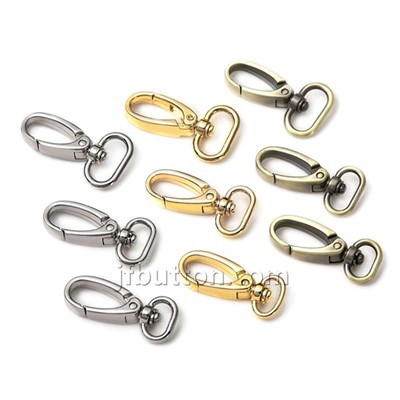 ตะขอหมุนสีทองสำหรับกระเป๋า