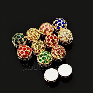 ฮิญาบหมุดแม่เหล็กความปลอดภัยด้วย Rhinestone
