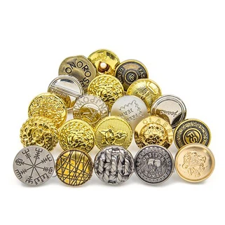 ปุ่มกางเกงยีนส์ทองแดง