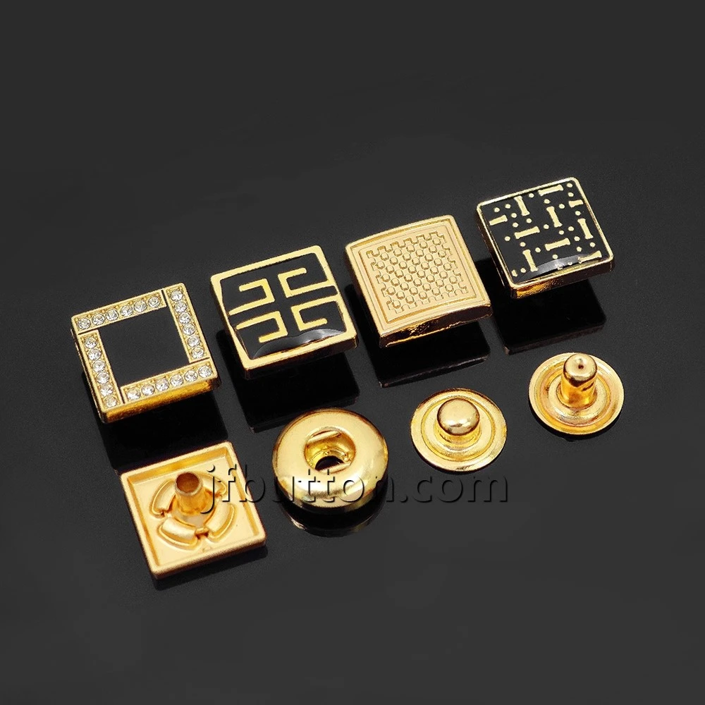 square snap button